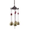 Best Wishes Lucky Metal Wind Chime Bell Outdoor Garden Classical Pavilion Hanging Decoration