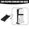 For Slim Pro Vertical Stand RGB Game Console Base Cooling Fan Bracket VR Headset Controller Charger Dock Station for ps5 