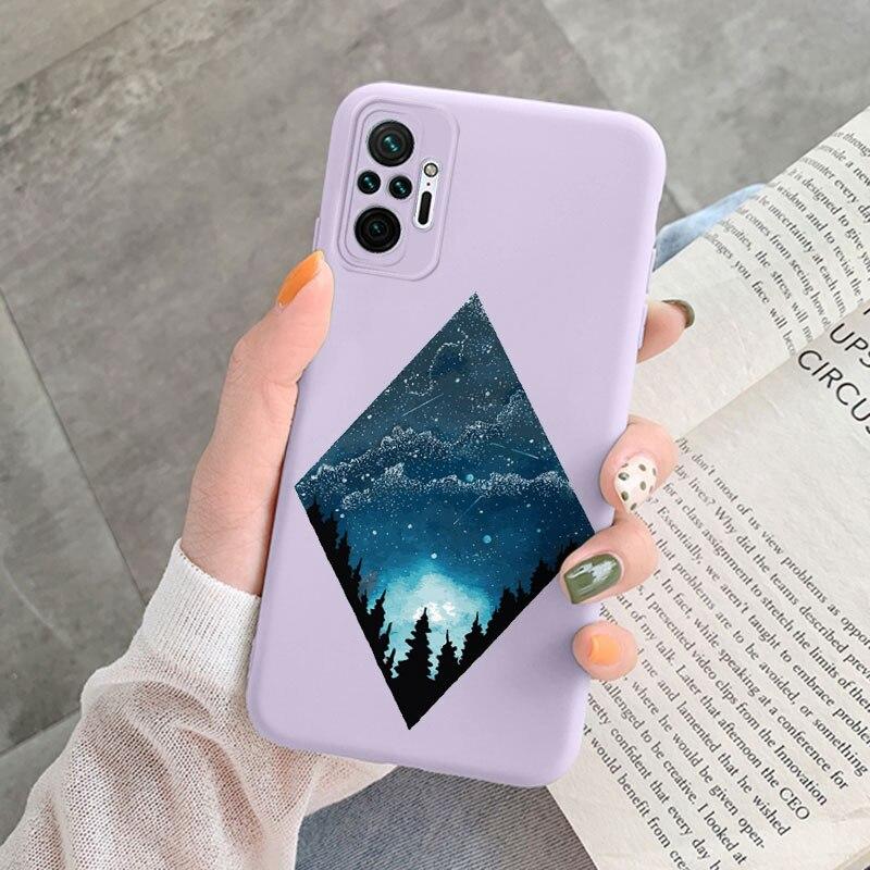 Чехол для Xiaomi Redmi Note 10 Pro, милое сердце, цветок, красивая планета, королева, король, силиконовая мягкая задняя крышка для Redmi Note10 10S 10Pro, чехлы 4G 5G