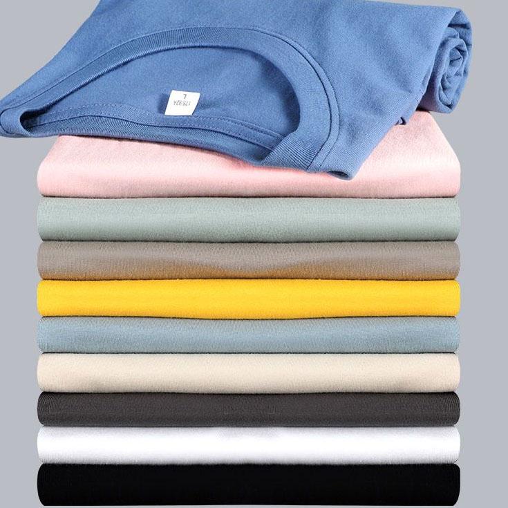 Short Sleeved T Shirt Men's Summer Trend Cotton Loose Top Youth T Shirt Men