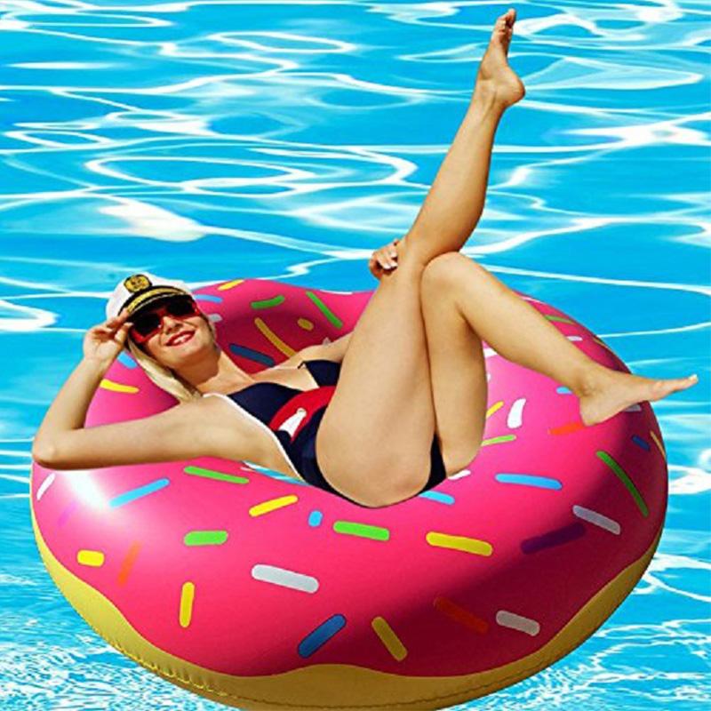 Inflatable Swimming Ring Donut Pool Float for Adult Kids Swimming Circle Ring Mattress for Swimming Pool Toys Seat Dropshipping