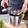 Durable Can Kitchen Cooking Tool Oil Filter Storage Tank Oil Pot Grease Container
