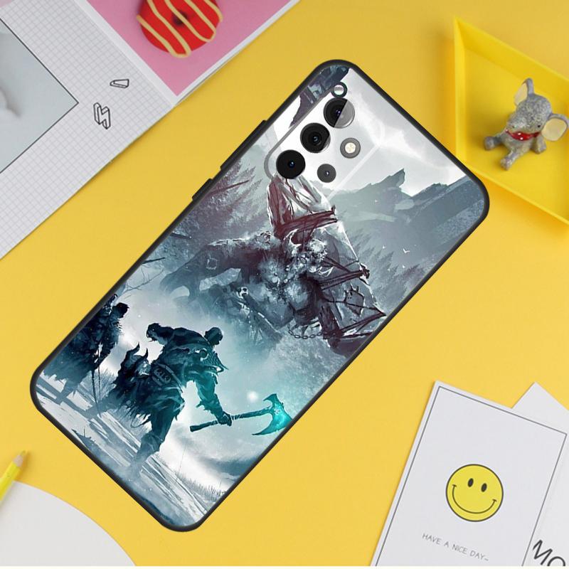 Чехол God of War для Samsung Galaxy A55 A35 A25 A15 A51 A71 A12 A32 A52 A13 A33 A53 A14 A34 A54