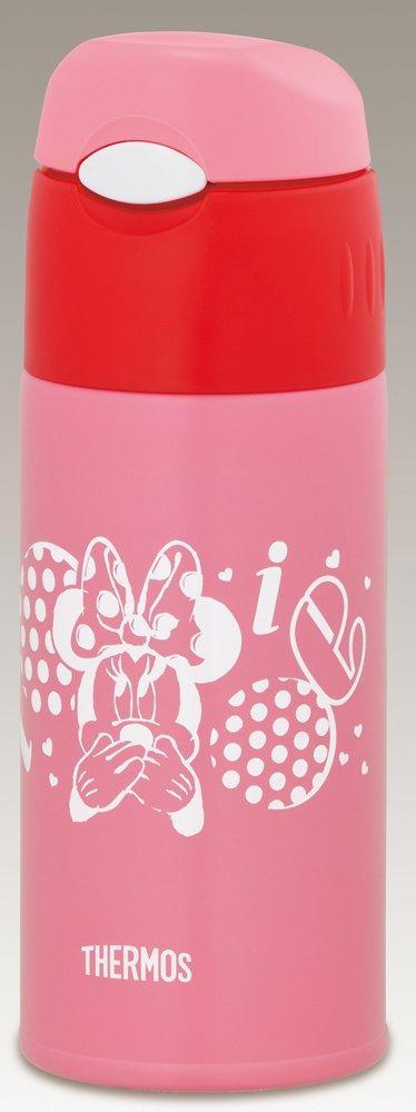 Термос с вакуумной изоляцией и соломенной бутылкой Disney Minnie Pink P 0.4L FHL-400FDS