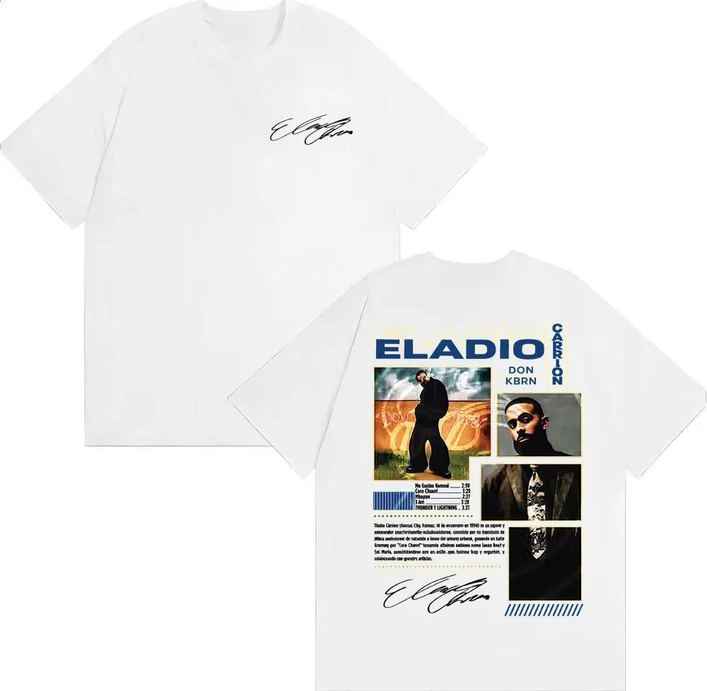 Rapper Eladio Carrion Don Kbrn Album  Merch Tshirts Unisex Women Fashion Trend Gothic Tshirt High Quality Cotton T Shirt