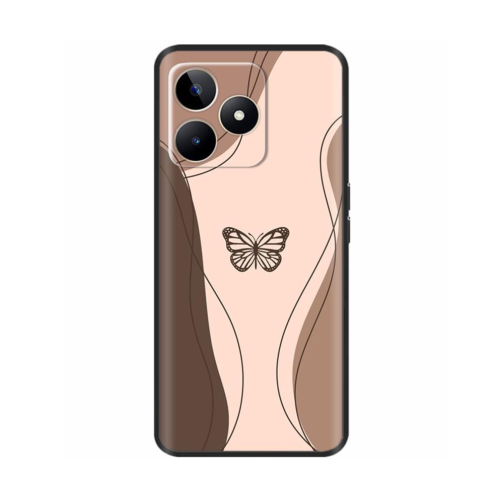 Чехол для OPPO Realme C53 Милый Мультяшный Чехол для Телефона Для Realme C53 C 53 Чехол Мягкий Силикон ТПУ Задние Чехлы Для Realme C53 Fundas