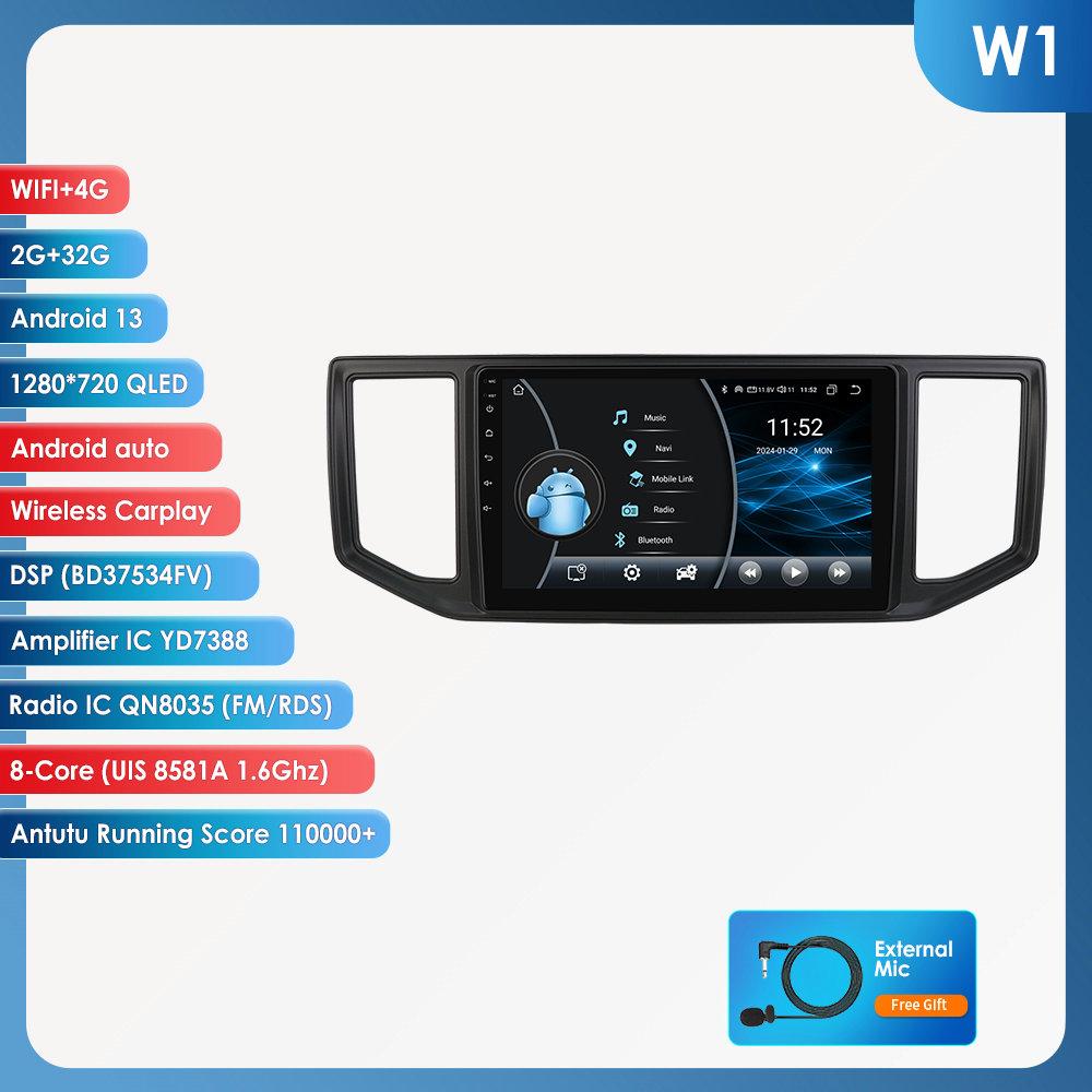 OSSURET Snapdragon 6115 Android Автомагнитола Плеер Интеллектуальный Экран для VW Volkswagen Crafter 2017-2021 Carplay Auto 2DIN Автомобильная Мультимедиа Авторадио