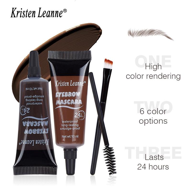 EYEBROW 24H Waterproof Eyebrow Gel Long-Lasting Liquid Tint Smudge-Proof Natural Brow Define less