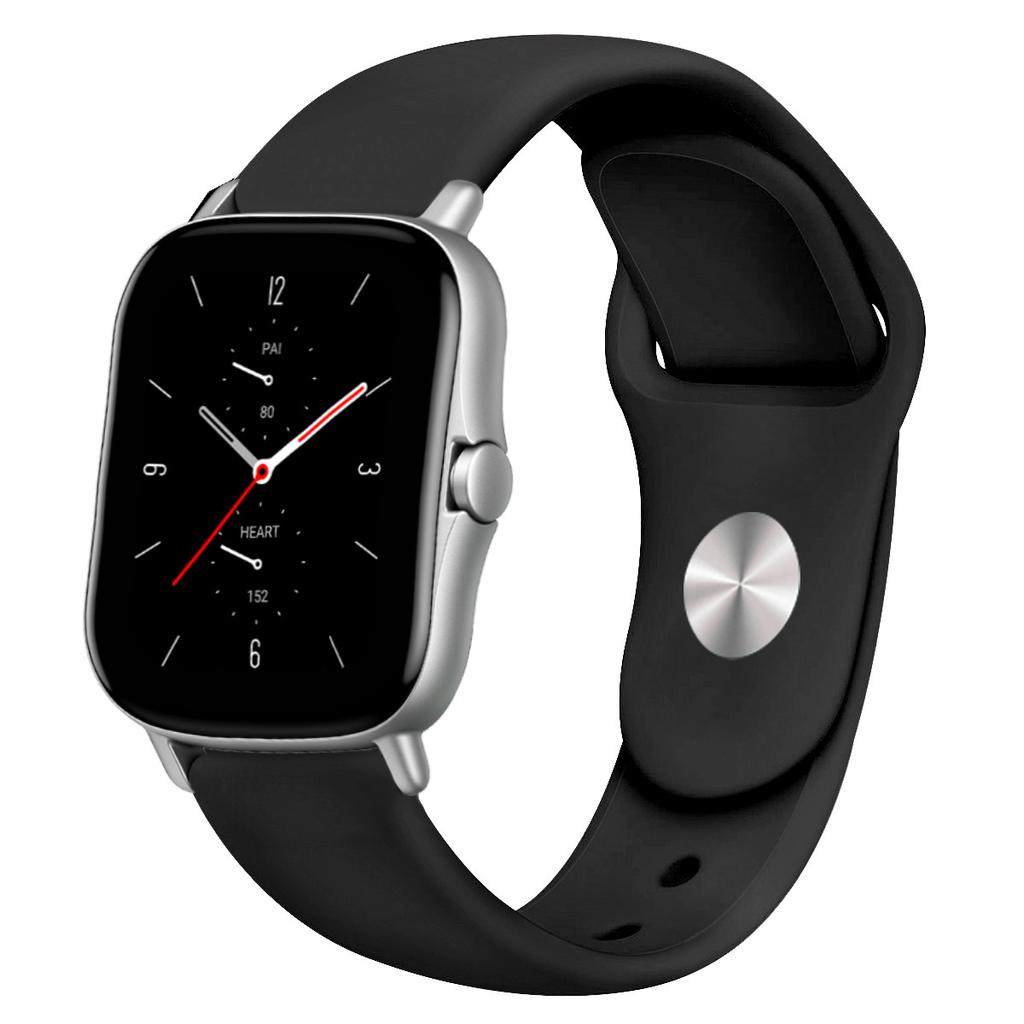 20 мм/22 мм ремешки для часов для Amazfit GTS 4/3/2/2e/Mini/GTR 42 мм/GTR 4/3 Pro Силиконовый браслет Amazfit helio/balance 2 bip 5 6 ремешок