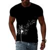 Summer Fashion Personality Musical Note Graphic T Shirts Trendly Men Retro Street Style 3D Printed Round Neck Short Sleeve Tees