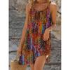 2025 Women's Summer Sleeveless   Print Casual Dress Summer Dress for Holiday Women Clothing