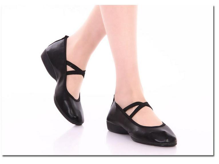 2023 Межграничные туфли для практики балета и танцев на площади с мягкой подошвой, плоский каблук, взрослые