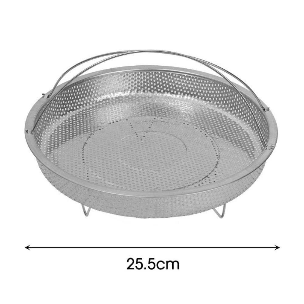 С ручкой пароварка складная корзина для слива для приготовления на пару риса булочек пельменей пароварочный поддон посуда