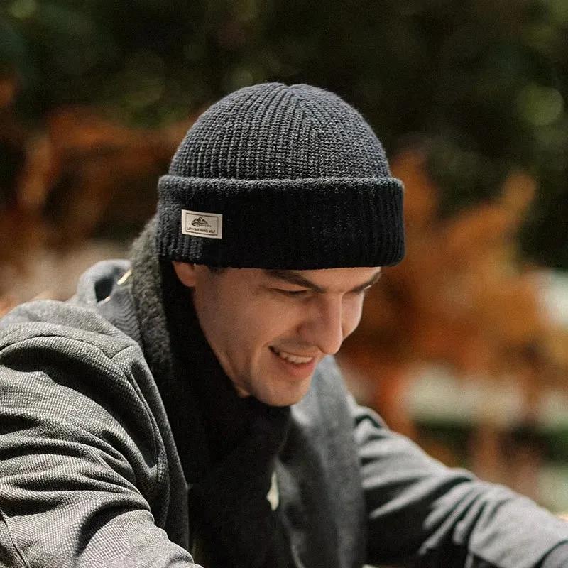 2In1 Mask Beanies Men Winter Balaclava Hat Knitted Full Face Ski Bonnet Tactical Cycling Earmuffs Cap Cold Weather Gear