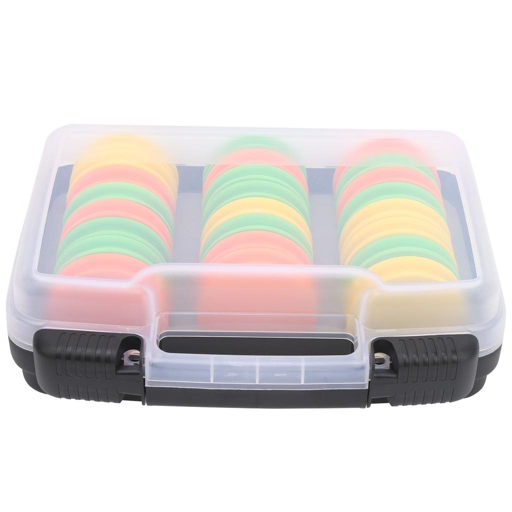 24pcs EVA Fishing Line Storage Spools Winding Board Tool Bobbin Tackle Mix Color