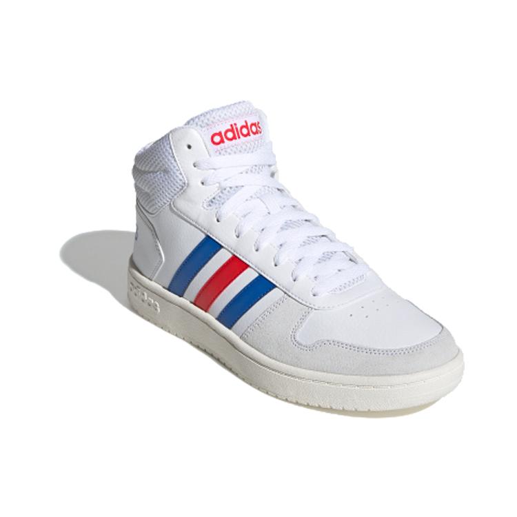 Adidas Hoops 2.0 Mid 'White Blue Red' EE7382