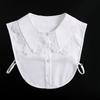 43 Styles Fake Collar Stand Lapel Shirt Detachable Collar Women Lace Floral False Collar Half Shirt Blouse Faux Col