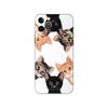 Чехол для телефона Cat Cute Kitten Catling для iPhone 5 5S 2020se 6 6s 7 8 plus x 10 XR XS 11 12 13 mini pro MAX, черная задняя крышка из ТПУ
