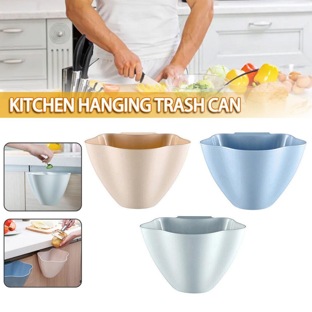 Подвесные кухонные мусорные баки PDTO, держатель для мусорной миски над шкафом, контейнеры для мусора