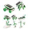 1 6-in-1 Robot Solar Robot Toy Set Dog Steamboat Windmill Car