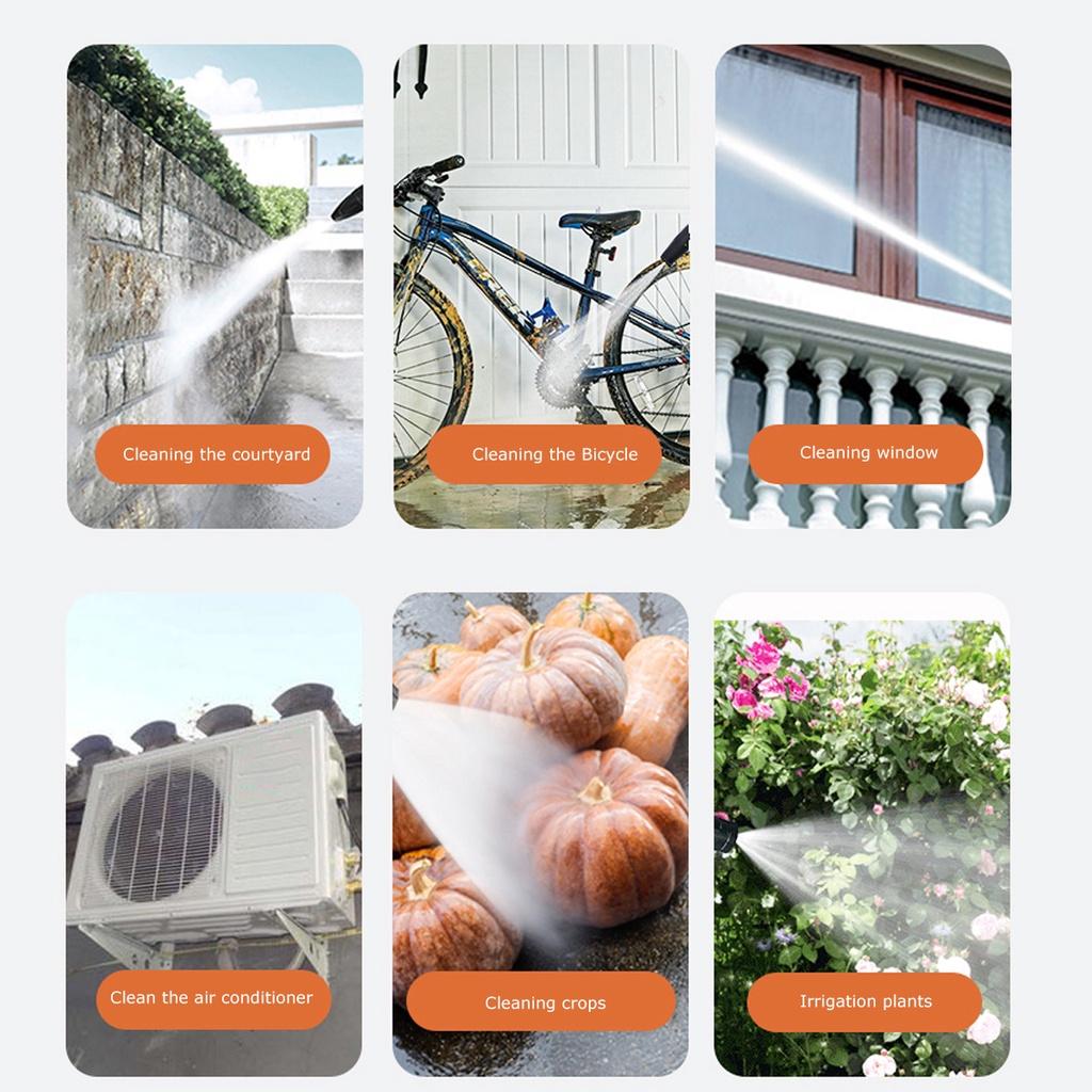 350 Вт Портативная Беспроводная Мойка Высокого Давления Генератор Пены Высокого Давления Пистолет для Мойки Автомобиля Водяной Пистолет Распылитель