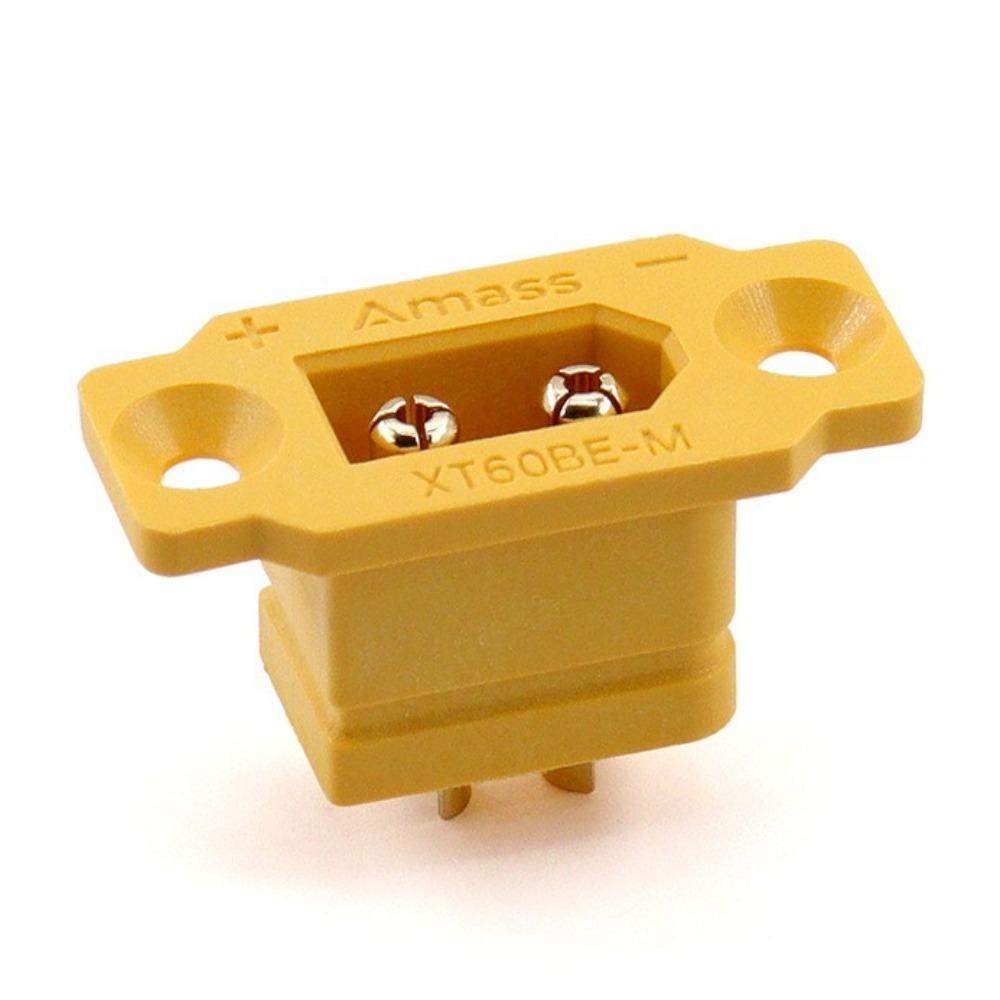 Amass XT60BE-M-F Connector Black Yellow East to Install XT60H-F Plug Portable with Cover XT60BE Male Plug for RC FPV Motor ESC