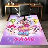 Custom Name Twinkle Catch Teenieping Printed Carpet,Rug for Office Chair Living Room Bedroom Kitchen Room Decor Gifts.