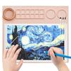 Multifunctional DIY Silicone Painting Mat Palette Kids Graffiti Drawing Board Oil Painting Board Clay Mat Drawing Accessory