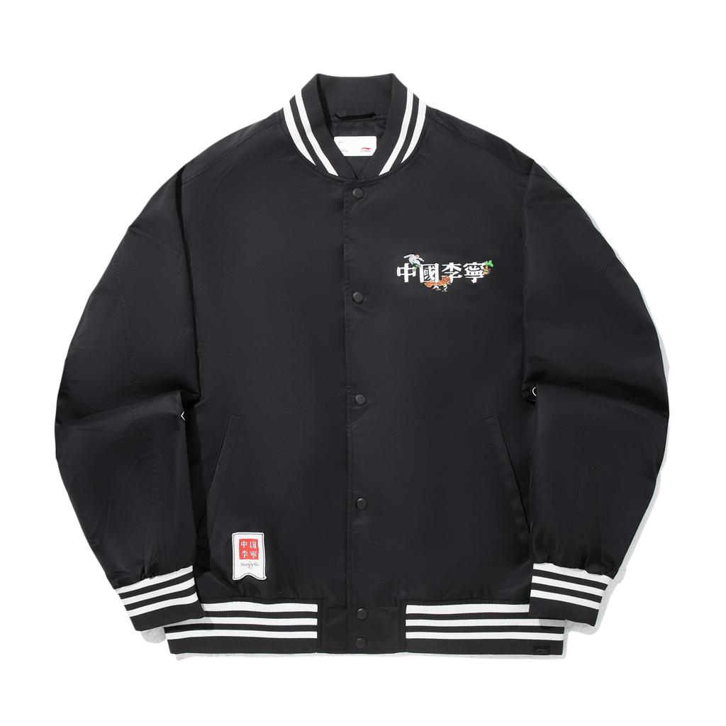 Li Ning X Henry Jones Сотрудничество Художника Принт Письма Мягкая Удобная Дышащая Универсальная Куртка Мужские куртки AFDV627-2