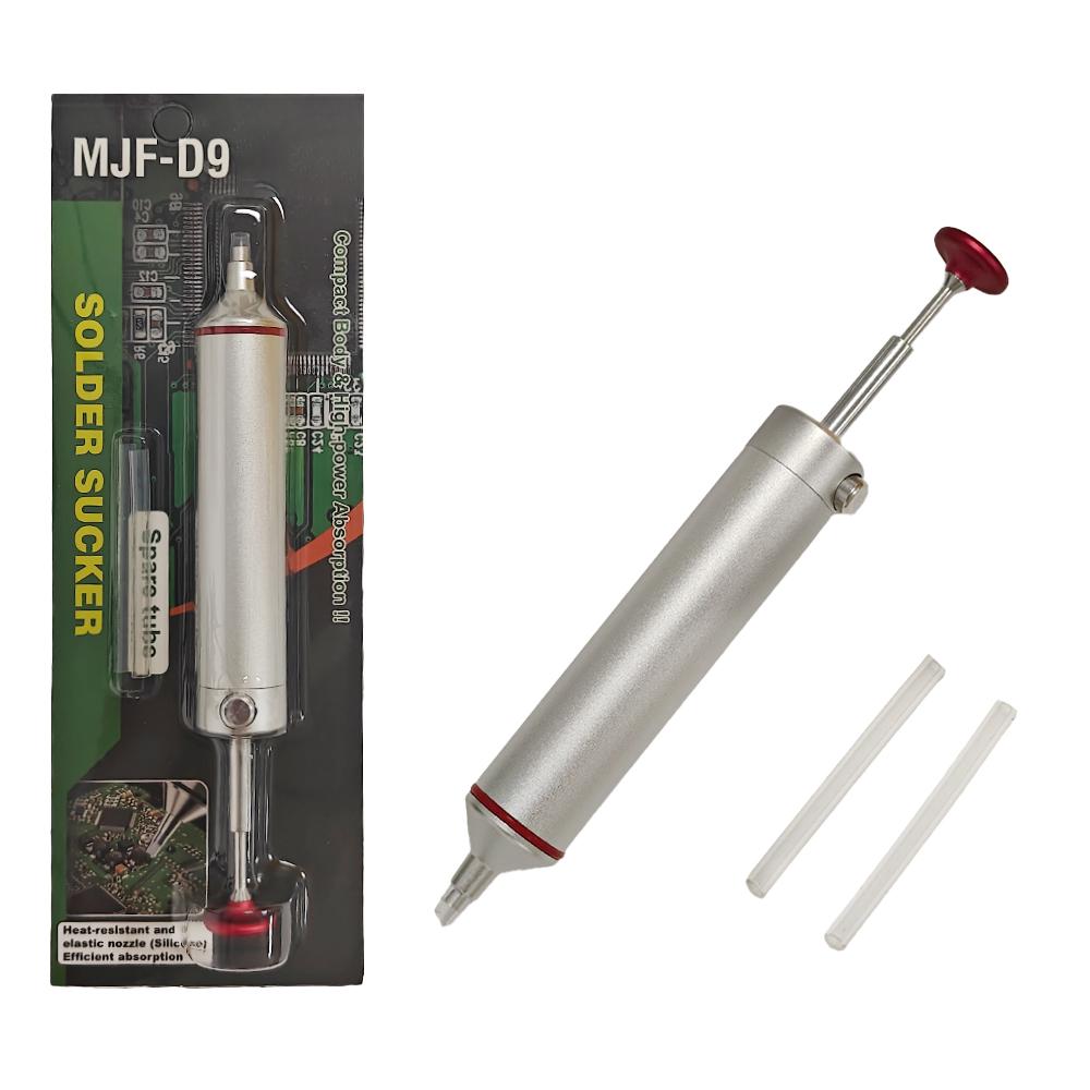 Aluminum Desoldering Pump Suction Tin Gun Soldering Sucker Pen Powerful Vacuum Iron Welding Repair Tool for Electronic Component