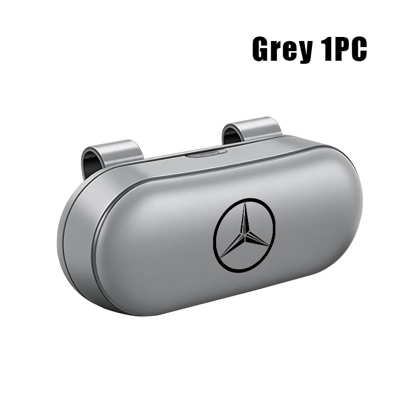 AABIB1 Car Visor Sunglasses Glasses Case Glasses Holder Clip Box For Benz Exclusive AMG W124 W203 W204 SPRINTER V CLASS VIANO