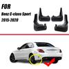 For Mercedes Benz C Class C-Class W205 2015~ Fender Mud Guard Flaps Mudguards Accessories Benz C180 C200 C260 C300 Mudguards