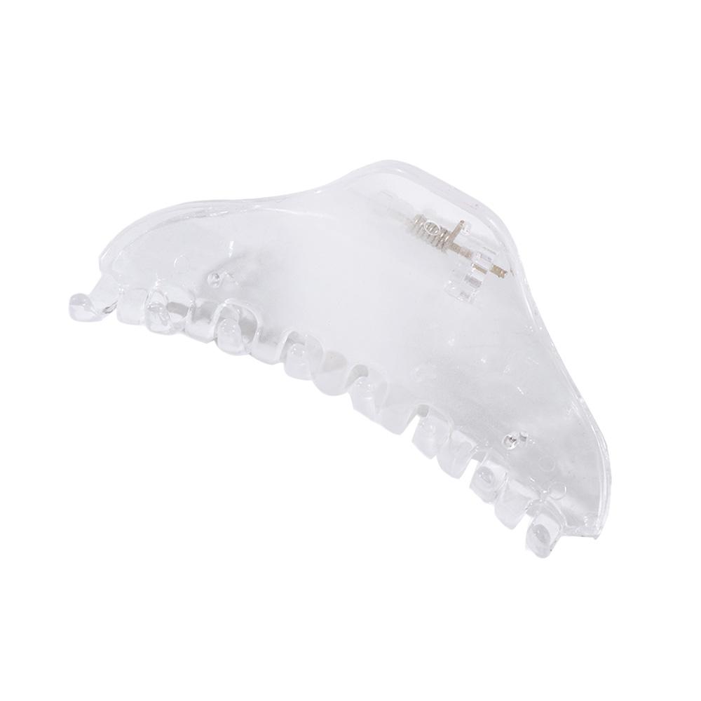 Simple Korean Transparent Woman Girls Crab Clips Hair Accessories Ponytail Holder Hair Claws