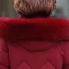 Женские зимние пальто среднего возраста с капюшоном и воротником из искусственного меха, свободные элегантные длинные парки больших размеров, толстые теплые женские куртки
