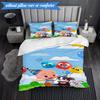3PCS Cleo And Cuquin Bedding Set 2D Printing (Includes 1 Duvet Cover + 2 Pillowcases Coreless), Bedroom decor,Fan gift