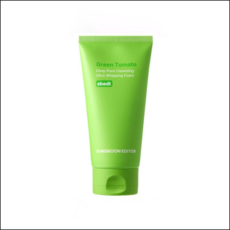SUNGBOON EDITOR Ультра-пена для взбивания с зеленым помидором, глубоко очищающая поры, 120 г
