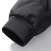Мужская куртка с лацканами, длинным рукавом, рельефными линиями, карманами на молнии, эластичным подолом, плюшевой подкладкой, однотонным утолщенным пальто
