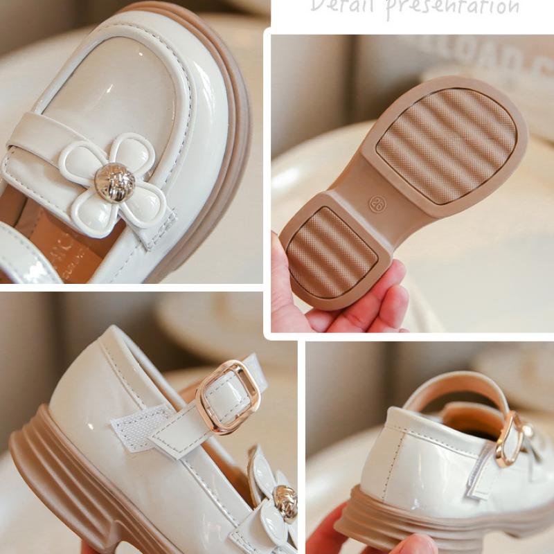 Маленькие кожаные туфли для девочек, новые туфли в британском стиле для маленьких девочек, детские черные туфли принцессы, туфли-лодочки