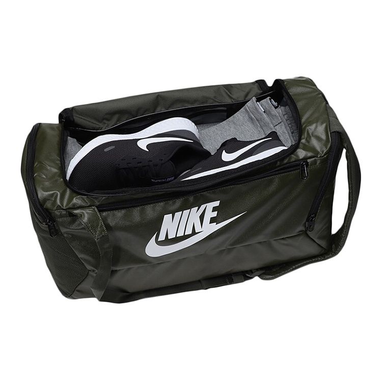 Nike Разделение сухого и влажного Тренировочная Большая вместимость Легкая Полиэстер Спортивная Дорожная Сумка для спортзала Унисекс Сумки Хаки-Зеленый CK0929-247