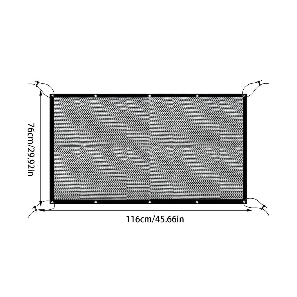 Car Dog Barrier Net Adjustable Truck Divider Back Seat Barrier Heavy-Duty Car Accessories Foldable Isolation Net for Truck