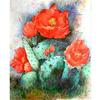 5D DIY Diamond Painting Red Cactus Flower Diamond Embroidery Still Life Cross Stitch Home Decor