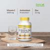 Super Nutrition, C-1000 и Цинк для Иммунитета, 120 Вегетарианских Капсул