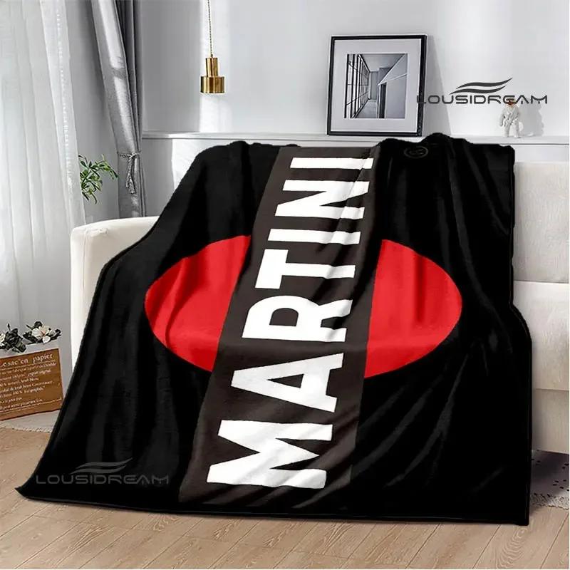 Плед с логотипом Martini теплые пледы фланелевые мягкие и удобные домашний дорожный плед пледы для кроватей подарок на день рождения