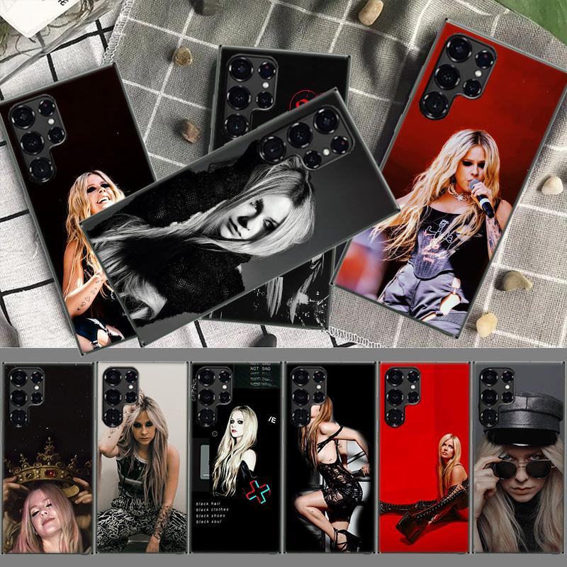 Singer Avril Lavigne Cases Phone Case for Samsung Galaxy S26 Ultra S25 Edge S24 S23 FE S21 Plus S20 S22 S10 Cover TPU Capa Shell