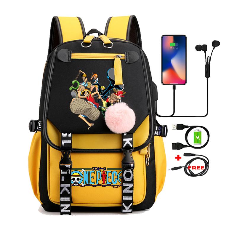 Цельный аниме Nezuko Kawaii, школьная сумка с героями мультфильмов для сумок, манга для путешествий, повседневные сумки для книг для девочек, рюкзак большой вместимости для взрослых