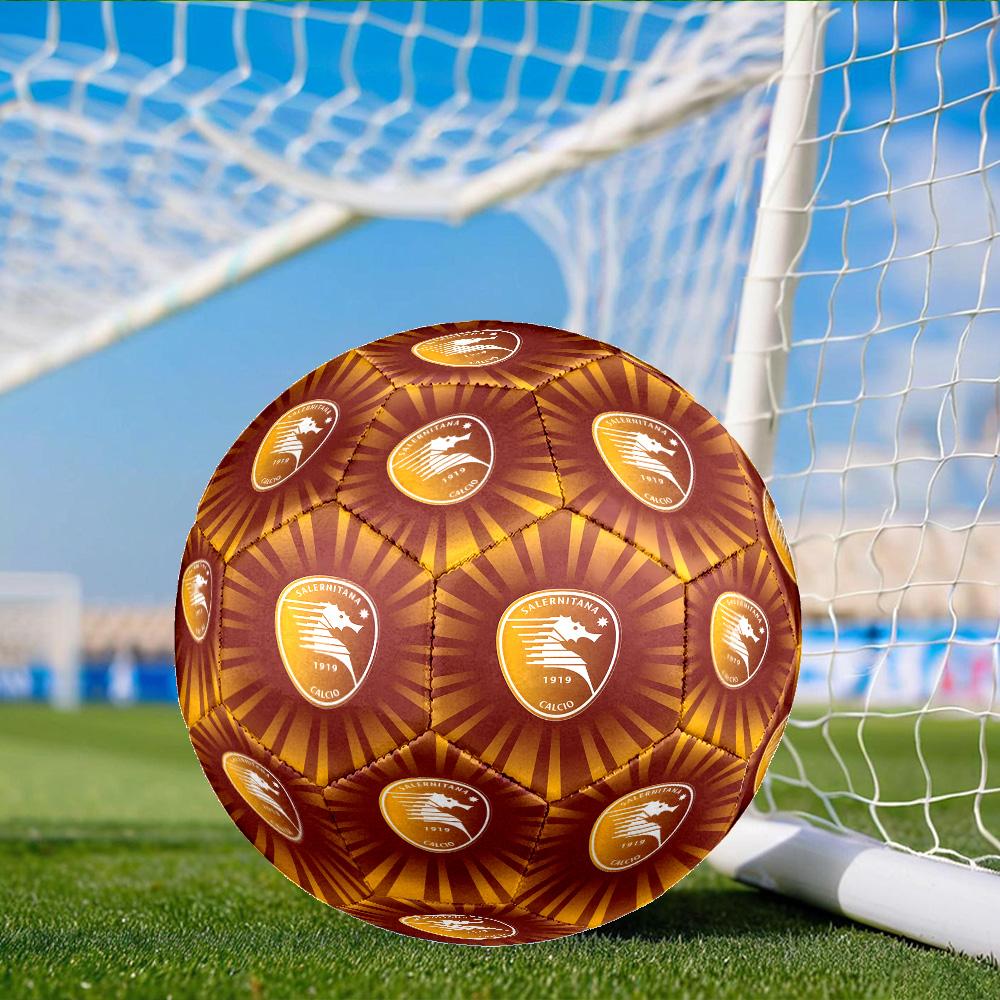 Salernitana Football Crest Soccer Ball Size 5 Soccer Ball, Machine-stitched, Soft and Comfortable, Suitable for Training and Matches Fan Gift