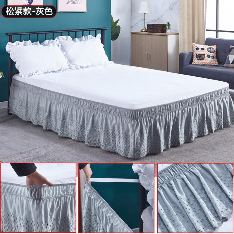 Лидер продаж, утолщенные оборки, люверсы, цветочная вышивка, зубчатая эластичная юбка с рюшами и рюшами, хлопковая полиэфирная ткань премиум-класса