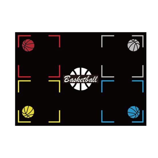 Баскетбольный тренировочный мат для работы ног, нескользящий, с низким уровнем шума, тренировочный мат для баскетбольной системы, тренировочный мат для ловкости и работы ног для тренировки дриблинга дома