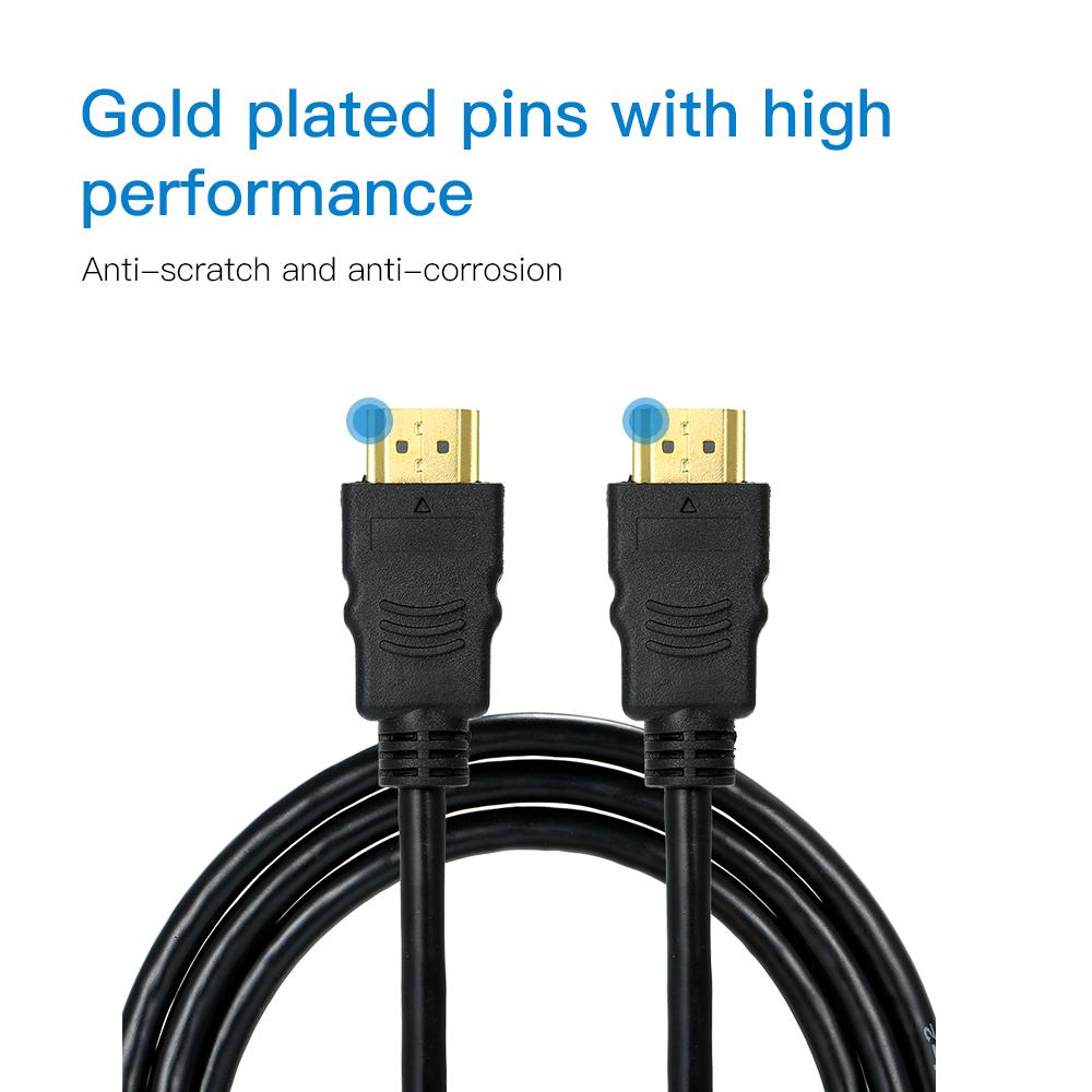 Кабель HD 3 в 1, провод HD «папа-папа» + адаптер Micro HD + адаптер Mini HD 1,5 м