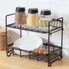 Double Kitchen Rack 2-Tier Kitchen Counter Organizer,Spice Rack,Storage Rack